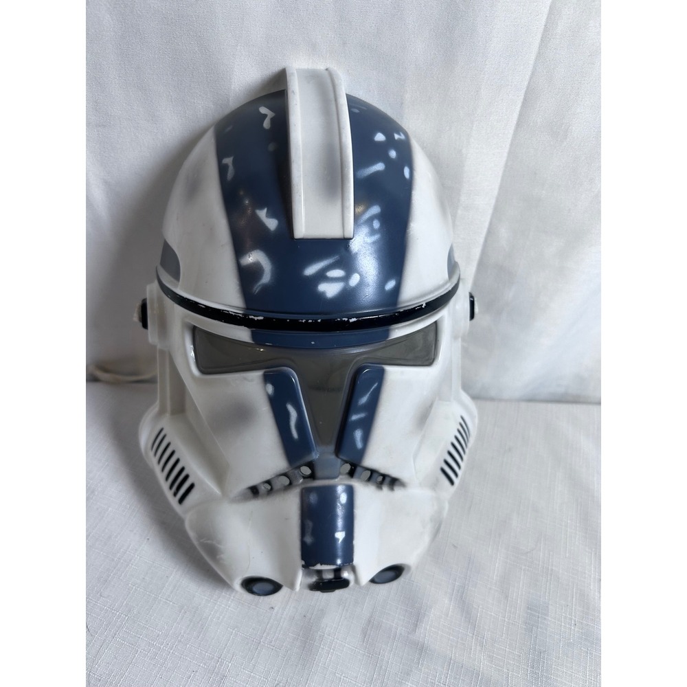 Star Wars Clone Trooper Mask OS White Blue Captain Rex Costume Kids